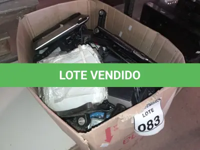 LOTE 083 - 01 LOTE C/VÁRIOS APARELHOS TELEFÔNICOS, CAIXINHAS DE SOM P/PC E MATERIAIS DIVERSOS. (NO ESTADO) ATENÇÃO! FAZER A VISITAÇÃO ANTES DE ARREMATAR, NÃO SABEMOS SE FUNCIONA. LEILÃO NÃO TEM GARANTIA E NEM DEVOLUÇÃO, SUJEITO A POSSÍVEIS AVARIAS VISÍVEIS/OCULTAS E/OU AUSÊNCIA DE COMPONENTES.