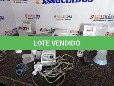 LOTE 238 - 03 INALADORES ULTRASSÓNICOS MARCAS E MODELOS DIVERSOS E 01 INTERFONE MARCA TEVAR. (NO ESTADO) ATENÇÃO! FAZER A VISITAÇÃO ANTES DE ARREMATAR, NÃO SABEMOS SE FUNCIONA. LEILÃO NÃO TEM GARANTIA E NEM DEVOLUÇÃO, SUJEITO A POSSÍVEIS AVARIAS VISÍVEIS/OCULTAS E/OU AUSÊNCIA DE COMPONENTES.