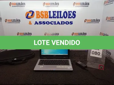 LOTE 080 - 01 NOTEBOOK MARCA STI DUAL CORE HD 250GB, 2GB DE MEMÓRIA E WEBCAM C/MALETA E FONTE. (NO ESTADO) ATENÇÃO! FAZER A VISITAÇÃO ANTES DE ARREMATAR, NÃO SABEMOS SE FUNCIONA. LEILÃO NÃO TEM GARANTIA E NEM DEVOLUÇÃO, SUJEITO A POSSÍVEIS AVARIAS VISÍVEIS/OCULTAS E/OU AUSÊNCIA DE COMPONENTES.