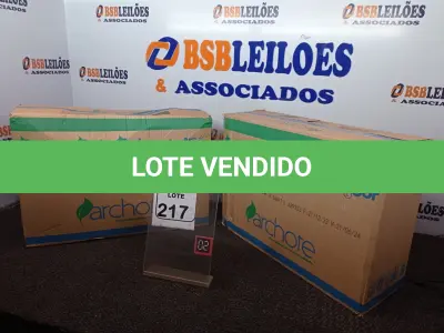 LOTE 217 - 02 CAIXAS C/03 GALÕES DE ÁGUA SANITÁRIA DE 5L CADA, MARCA AGI FÁCIL. (NO ESTADO) ATENÇÃO! FAZER A VISITAÇÃO ANTES DE ARREMATAR, NÃO SABEMOS SE FUNCIONA. LEILÃO NÃO TEM GARANTIA E NEM DEVOLUÇÃO, SUJEITO A POSSÍVEIS AVARIAS VISÍVEIS/OCULTAS E/OU AUSÊNCIA DE COMPONENTES.