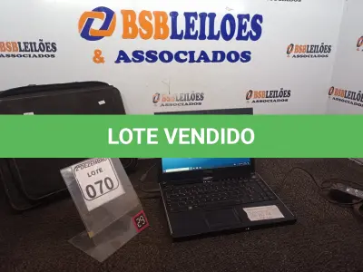 LOTE 070 - 01 NOTEBOOK MARCA DELL I5 HD320GB, 3GB DE MEMÓRIA E WEBCAM C/MALETA E FONTE. (NO ESTADO) ATENÇÃO! FAZER A VISITAÇÃO ANTES DE ARREMATAR, NÃO SABEMOS SE FUNCIONA. LEILÃO NÃO TEM GARANTIA E NEM DEVOLUÇÃO, SUJEITO A POSSÍVEIS AVARIAS VISÍVEIS/OCULTAS E/OU AUSÊNCIA DE COMPONENTES.