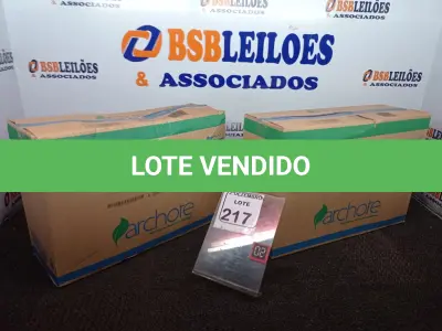 LOTE 217 - 02 CAIXAS C/03 GALÕES DE ÁGUA SANITÁRIA DE 5L CADA, MARCA AGI FÁCIL. (NO ESTADO) ATENÇÃO! FAZER A VISITAÇÃO ANTES DE ARREMATAR, NÃO SABEMOS SE FUNCIONA. LEILÃO NÃO TEM GARANTIA E NEM DEVOLUÇÃO, SUJEITO A POSSÍVEIS AVARIAS VISÍVEIS/OCULTAS E/OU AUSÊNCIA DE COMPONENTES.