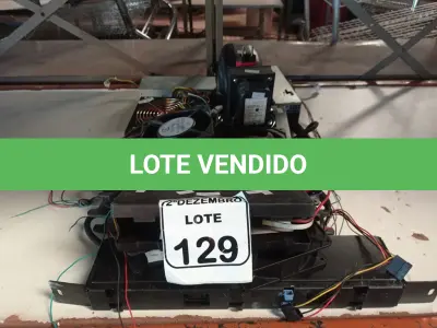 LOTE 129 - 01 LOTE C/VÁRIOS COOLERS, FONTES P/ PC E MATERIAIS DIVERSOS. (NO ESTADO) ATENÇÃO! FAZER A VISITAÇÃO ANTES DE ARREMATAR, NÃO SABEMOS SE FUNCIONA. LEILÃO NÃO TEM GARANTIA E NEM DEVOLUÇÃO, SUJEITO A POSSÍVEIS AVARIAS VISÍVEIS/OCULTAS E/OU AUSÊNCIA DE COMPONENTES.