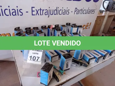 LOTE 107 - 01 LOTE C/GRANDE QUANTIDADE DE BATERIA ALCALINA MARCA GARMIM. (NO ESTADO) ATENÇÃO! FAZER A VISITAÇÃO ANTES DE ARREMATAR, NÃO SABEMOS SE FUNCIONA. LEILÃO NÃO TEM GARANTIA E NEM DEVOLUÇÃO, SUJEITO A POSSÍVEIS AVARIAS VISÍVEIS/OCULTAS E/OU AUSÊNCIA DE COMPONENTES.