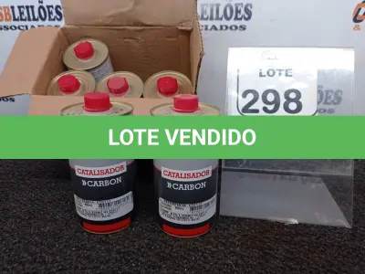 LOTE 298 - 01 CAIXA C/06 CATALISADORES MARCA ANJO CONTENDO 450ML EM CADA LATA(NOVO). (NO ESTADO) ATENÇÃO! FAZER A VISITAÇÃO ANTES DE ARREMATAR, NÃO SABEMOS SE FUNCIONA. LEILÃO NÃO TEM GARANTIA E NEM DEVOLUÇÃO, SUJEITO A POSSÍVEIS AVARIAS VISÍVEIS/OCULTAS E/OU AUSÊNCIA DE COMPONENTES.