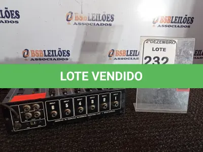 LOTE 232 - 01 MESA DE SOM ÁUDIO MIXER MARCA CICLOTRON MODELO AM-6R. (NO ESTADO) ATENÇÃO! FAZER A VISITAÇÃO ANTES DE ARREMATAR, NÃO SABEMOS SE FUNCIONA. LEILÃO NÃO TEM GARANTIA E NEM DEVOLUÇÃO, SUJEITO A POSSÍVEIS AVARIAS VISÍVEIS/OCULTAS E/OU AUSÊNCIA DE COMPONENTES.