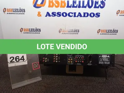 LOTE 264 - 01 RECEIVER MARCA GRADIENTE MODELO DPR300. (NO ESTADO) ATENÇÃO! FAZER A VISITAÇÃO ANTES DE ARREMATAR, NÃO SABEMOS SE FUNCIONA. LEILÃO NÃO TEM GARANTIA E NEM DEVOLUÇÃO, SUJEITO A POSSÍVEIS AVARIAS VISÍVEIS/OCULTAS E/OU AUSÊNCIA DE COMPONENTES.