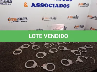 LOTE 037 - 10 ALGEMAS EM METAL. (NO ESTADO) ATENÇÃO! FAZER A VISITAÇÃO ANTES DE ARREMATAR, NÃO SABEMOS SE FUNCIONA. LEILÃO NÃO TEM GARANTIA E NEM DEVOLUÇÃO, SUJEITO A POSSÍVEIS AVARIAS VISÍVEIS/OCULTAS E/OU AUSÊNCIA DE COMPONENTES.