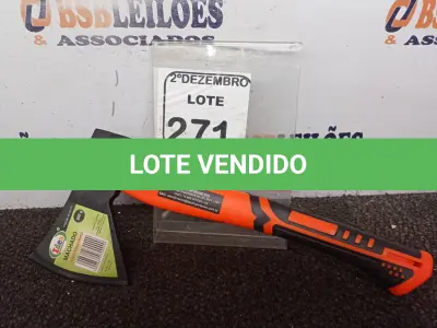 LOTE 271 - 01 MACHADINHA MARCA IDEA(NOVO). (NO ESTADO) ATENÇÃO! FAZER A VISITAÇÃO ANTES DE ARREMATAR, NÃO SABEMOS SE FUNCIONA. LEILÃO NÃO TEM GARANTIA E NEM DEVOLUÇÃO, SUJEITO A POSSÍVEIS AVARIAS VISÍVEIS/OCULTAS E/OU AUSÊNCIA DE COMPONENTES.