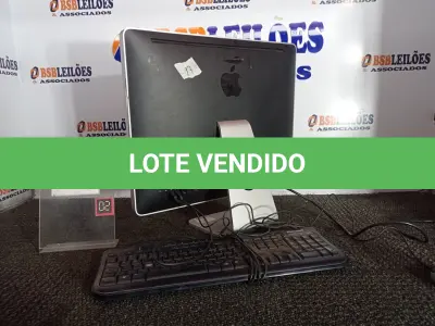 LOTE 218 - 01 IMAC CORE I5 DUO, 4GB RAM, DDR3 HD 770M 512MB 1TB C/TECLADO E MOUSE. (NO ESTADO) ATENÇÃO! FAZER A VISITAÇÃO ANTES DE ARREMATAR, NÃO SABEMOS SE FUNCIONA. LEILÃO NÃO TEM GARANTIA E NEM DEVOLUÇÃO, SUJEITO A POSSÍVEIS AVARIAS VISÍVEIS/OCULTAS E/OU AUSÊNCIA DE COMPONENTES.