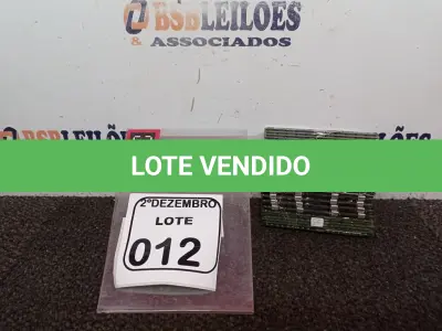 LOTE 012 - 23 PENTES DE MEMÓRIA P/SERVIDORES. (NO ESTADO) ATENÇÃO! FAZER A VISITAÇÃO ANTES DE ARREMATAR, NÃO SABEMOS SE FUNCIONA. LEILÃO NÃO TEM GARANTIA E NEM DEVOLUÇÃO, SUJEITO A POSSÍVEIS AVARIAS VISÍVEIS/OCULTAS E/OU AUSÊNCIA DE COMPONENTES.
