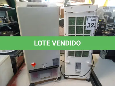 LOTE 323 - 02 CLIMATIZADORES MARCA SPRINGER E PHASER. (NO ESTADO) ATENÇÃO! FAZER A VISITAÇÃO ANTES DE ARREMATAR, NÃO SABEMOS SE FUNCIONA. LEILÃO NÃO TEM GARANTIA E NEM DEVOLUÇÃO, SUJEITO A POSSÍVEIS AVARIAS VISÍVEIS/OCULTAS E/OU AUSÊNCIA DE COMPONENTES.