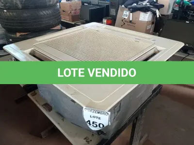 LOTE 450 - 01 EVAPORADORA DE TETO K7 MARCA YORK. (NO ESTADO) ATENÇÃO! FAZER A VISITAÇÃO ANTES DE ARREMATAR, NÃO SABEMOS SE FUNCIONA. LEILÃO NÃO TEM GARANTIA E NEM DEVOLUÇÃO, SUJEITO A POSSÍVEIS AVARIAS VISÍVEIS/OCULTAS E/OU AUSÊNCIA DE COMPONENTES.