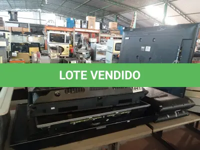 LOTE 441 - 01 LOTE C/VÁRIAS SUCATAS DE TV MARCAS E MODELOS DIVERSOS P/RETIRADA DE PEÇAS. (NO ESTADO) ATENÇÃO! FAZER A VISITAÇÃO ANTES DE ARREMATAR, NÃO SABEMOS SE FUNCIONA. LEILÃO NÃO TEM GARANTIA E NEM DEVOLUÇÃO, SUJEITO A POSSÍVEIS AVARIAS VISÍVEIS/OCULTAS E/OU AUSÊNCIA DE COMPONENTES.