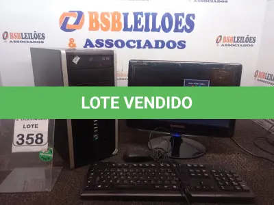 LOTE 358 - 01 CPU MARCA HP E 01 MONITOR MARCA SAMSUNG C/TECLADO E MOUSE. (NO ESTADO) ATENÇÃO! FAZER A VISITAÇÃO ANTES DE ARREMATAR, NÃO SABEMOS SE FUNCIONA. LEILÃO NÃO TEM GARANTIA E NEM DEVOLUÇÃO, SUJEITO A POSSÍVEIS AVARIAS VISÍVEIS/OCULTAS E/OU AUSÊNCIA DE COMPONENTES.