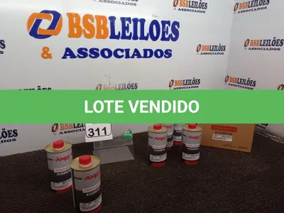 LOTE 311 - 01 CAIXA C/06 CATALISADORES MARCA ANJO CONTENDO 450ML EM CADA LATA(NOVO). (NO ESTADO) ATENÇÃO! FAZER A VISITAÇÃO ANTES DE ARREMATAR, NÃO SABEMOS SE FUNCIONA. LEILÃO NÃO TEM GARANTIA E NEM DEVOLUÇÃO, SUJEITO A POSSÍVEIS AVARIAS VISÍVEIS/OCULTAS E/OU AUSÊNCIA DE COMPONENTES.