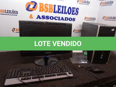 LOTE 308 - 01 CPU MARCA HP, 01 MONITOR MARCA SAMSUNG C/TECLADO E MOUSE. (NO ESTADO) ATENÇÃO! FAZER A VISITAÇÃO ANTES DE ARREMATAR, NÃO SABEMOS SE FUNCIONA. LEILÃO NÃO TEM GARANTIA E NEM DEVOLUÇÃO, SUJEITO A POSSÍVEIS AVARIAS VISÍVEIS/OCULTAS E/OU AUSÊNCIA DE COMPONENTES.