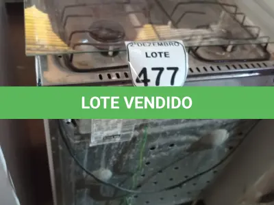 LOTE 477 - 01 FOGÃO A GÁS 04 BOCAS MARCA ESMALTEC. (NO ESTADO) ATENÇÃO! FAZER A VISITAÇÃO ANTES DE ARREMATAR, NÃO SABEMOS SE FUNCIONA. LEILÃO NÃO TEM GARANTIA E NEM DEVOLUÇÃO, SUJEITO A POSSÍVEIS AVARIAS VISÍVEIS/OCULTAS E/OU AUSÊNCIA DE COMPONENTES.