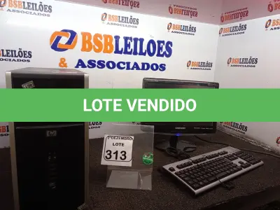 LOTE 313 - 01 CPU MARCA HP, 01 MONITOR MARCA SAMSUNG C/TECLADO E MOUSE. (NO ESTADO) ATENÇÃO! FAZER A VISITAÇÃO ANTES DE ARREMATAR, NÃO SABEMOS SE FUNCIONA. LEILÃO NÃO TEM GARANTIA E NEM DEVOLUÇÃO, SUJEITO A POSSÍVEIS AVARIAS VISÍVEIS/OCULTAS E/OU AUSÊNCIA DE COMPONENTES.