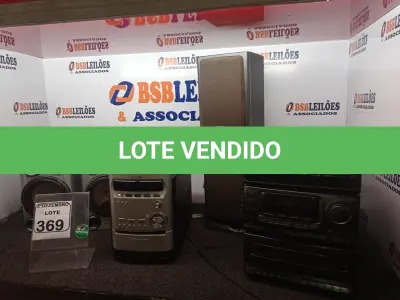 LOTE 369 - 02 APARELHOS DE SOM MARCA SONY E AIWA. (NO ESTADO) ATENÇÃO! FAZER A VISITAÇÃO ANTES DE ARREMATAR, NÃO SABEMOS SE FUNCIONA. LEILÃO NÃO TEM GARANTIA E NEM DEVOLUÇÃO, SUJEITO A POSSÍVEIS AVARIAS VISÍVEIS/OCULTAS E/OU AUSÊNCIA DE COMPONENTES.