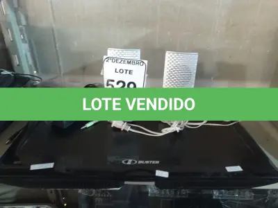 LOTE 529 - 01 TV MARCA BUSTER C/FONTE FUNCIONANDO E 01 PAR DE CAIXAS DE SOM P/PC. (NO ESTADO) ATENÇÃO! FAZER A VISITAÇÃO ANTES DE ARREMATAR, NÃO SABEMOS SE FUNCIONA. LEILÃO NÃO TEM GARANTIA E NEM DEVOLUÇÃO, SUJEITO A POSSÍVEIS AVARIAS VISÍVEIS/OCULTAS E/OU AUSÊNCIA DE COMPONENTES.