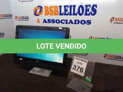 LOTE 376 - 01 ALL IN ONE MARCA HP C/TECLADO E MOUSE. (NO ESTADO) ATENÇÃO! FAZER A VISITAÇÃO ANTES DE ARREMATAR, NÃO SABEMOS SE FUNCIONA. LEILÃO NÃO TEM GARANTIA E NEM DEVOLUÇÃO, SUJEITO A POSSÍVEIS AVARIAS VISÍVEIS/OCULTAS E/OU AUSÊNCIA DE COMPONENTES.