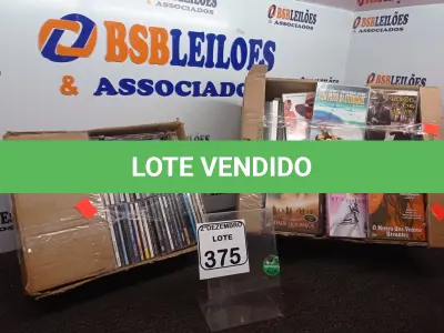 LOTE 375 - 01 LOTE C/GRANDE QUANTIDADE DE CD’S E DVD’S MARCAS E MODELOS DIVERSOS. (NO ESTADO) ATENÇÃO! FAZER A VISITAÇÃO ANTES DE ARREMATAR, NÃO SABEMOS SE FUNCIONA. LEILÃO NÃO TEM GARANTIA E NEM DEVOLUÇÃO, SUJEITO A POSSÍVEIS AVARIAS VISÍVEIS/OCULTAS E/OU AUSÊNCIA DE COMPONENTES.