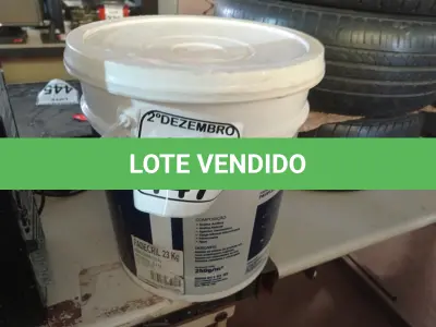 LOTE 447 - 01 ADESIVO PARA APLICAÇÃO NATURAL MARCA TAKETT. 23KG. (NO ESTADO) ATENÇÃO! FAZER A VISITAÇÃO ANTES DE ARREMATAR, NÃO SABEMOS SE FUNCIONA. LEILÃO NÃO TEM GARANTIA E NEM DEVOLUÇÃO, SUJEITO A POSSÍVEIS AVARIAS VISÍVEIS/OCULTAS E/OU AUSÊNCIA DE COMPONENTES.