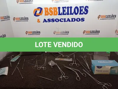 LOTE 424 - 01 LOTE COM MATERIAIS ODONTOLÓGICOS DIVERSOS. (NO ESTADO) ATENÇÃO! FAZER A VISITAÇÃO ANTES DE ARREMATAR, NÃO SABEMOS SE FUNCIONA. LEILÃO NÃO TEM GARANTIA E NEM DEVOLUÇÃO, SUJEITO A POSSÍVEIS AVARIAS VISÍVEIS/OCULTAS E/OU AUSÊNCIA DE COMPONENTES.
