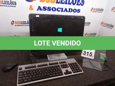 LOTE 315 - 01 ALL IN ONE MARCA HP C/FONTE. (NO ESTADO) ATENÇÃO! FAZER A VISITAÇÃO ANTES DE ARREMATAR, NÃO SABEMOS SE FUNCIONA. LEILÃO NÃO TEM GARANTIA E NEM DEVOLUÇÃO, SUJEITO A POSSÍVEIS AVARIAS VISÍVEIS/OCULTAS E/OU AUSÊNCIA DE COMPONENTES.