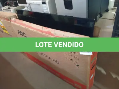 LOTE 578 - 02 TVS 50” MARCA AOC P/RETIRADA DE PEÇAS. (NO ESTADO) ATENÇÃO! FAZER A VISITAÇÃO ANTES DE ARREMATAR, NÃO SABEMOS SE FUNCIONA. LEILÃO NÃO TEM GARANTIA E NEM DEVOLUÇÃO, SUJEITO A POSSÍVEIS AVARIAS VISÍVEIS/OCULTAS E/OU AUSÊNCIA DE COMPONENTES.