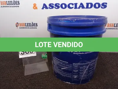 LOTE 366 - 01 GALÃO DE TINTA MARCA QUALITEX. (NO ESTADO) ATENÇÃO! FAZER A VISITAÇÃO ANTES DE ARREMATAR, NÃO SABEMOS SE FUNCIONA. LEILÃO NÃO TEM GARANTIA E NEM DEVOLUÇÃO, SUJEITO A POSSÍVEIS AVARIAS VISÍVEIS/OCULTAS E/OU AUSÊNCIA DE COMPONENTES.