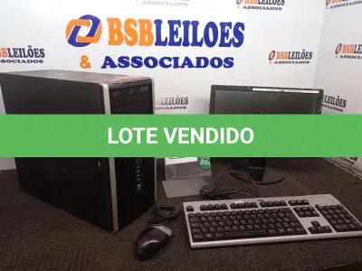 LOTE 310 - 01 CPU MARCA HP, 01 MONITOR MARCA POSITIVO C/TECLADO E MOUSE. (NO ESTADO) ATENÇÃO! FAZER A VISITAÇÃO ANTES DE ARREMATAR, NÃO SABEMOS SE FUNCIONA. LEILÃO NÃO TEM GARANTIA E NEM DEVOLUÇÃO, SUJEITO A POSSÍVEIS AVARIAS VISÍVEIS/OCULTAS E/OU AUSÊNCIA DE COMPONENTES.