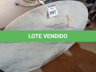 LOTE 497 - 01 PEDRA DE MÁRMORE. (NO ESTADO) ATENÇÃO! FAZER A VISITAÇÃO ANTES DE ARREMATAR, NÃO SABEMOS SE FUNCIONA. LEILÃO NÃO TEM GARANTIA E NEM DEVOLUÇÃO, SUJEITO A POSSÍVEIS AVARIAS VISÍVEIS/OCULTAS E/OU AUSÊNCIA DE COMPONENTES.