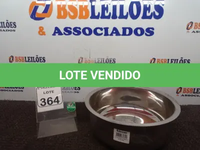 LOTE 364 - 01 CUBA EM INOX N°32 AÇO 430 32X14 MARCA FABRINOX. (NO ESTADO) ATENÇÃO! FAZER A VISITAÇÃO ANTES DE ARREMATAR, NÃO SABEMOS SE FUNCIONA. LEILÃO NÃO TEM GARANTIA E NEM DEVOLUÇÃO, SUJEITO A POSSÍVEIS AVARIAS VISÍVEIS/OCULTAS E/OU AUSÊNCIA DE COMPONENTES.