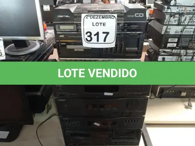 LOTE 317 - 02 TOCA DISCOS E 01 RECEIVER E 01 TOCA CDS C/AVARIAS MARCAS E MODELOS DIVERSOS. (NO ESTADO) ATENÇÃO! FAZER A VISITAÇÃO ANTES DE ARREMATAR, NÃO SABEMOS SE FUNCIONA. LEILÃO NÃO TEM GARANTIA E NEM DEVOLUÇÃO, SUJEITO A POSSÍVEIS AVARIAS VISÍVEIS/OCULTAS E/OU AUSÊNCIA DE COMPONENTES.