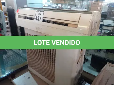 LOTE 437 - 01 CONDENSADORA E 01 EVAPORADORA MARCA GREE. (NO ESTADO) ATENÇÃO! FAZER A VISITAÇÃO ANTES DE ARREMATAR, NÃO SABEMOS SE FUNCIONA. LEILÃO NÃO TEM GARANTIA E NEM DEVOLUÇÃO, SUJEITO A POSSÍVEIS AVARIAS VISÍVEIS/OCULTAS E/OU AUSÊNCIA DE COMPONENTES.