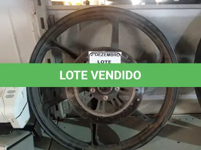 LOTE 524 - 01 RODA P/MOTO ARO “18. PARA HONDA 150 E 160 CILINDRADAS. (NO ESTADO) ATENÇÃO! FAZER A VISITAÇÃO ANTES DE ARREMATAR, NÃO SABEMOS SE FUNCIONA. LEILÃO NÃO TEM GARANTIA E NEM DEVOLUÇÃO, SUJEITO A POSSÍVEIS AVARIAS VISÍVEIS/OCULTAS E/OU AUSÊNCIA DE COMPONENTES.