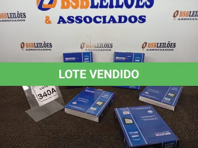 LOTE 340 - 05 REFLETORES LED AMBIENTE EXTERNO 100W. (NOVO), (NO ESTADO) ATENÇÃO! FAZER A VISITAÇÃO ANTES DE ARREMATAR, NÃO SABEMOS SE FUNCIONA. LEILÃO NÃO TEM GARANTIA E NEM DEVOLUÇÃO, SUJEITO A POSSÍVEIS AVARIAS VISÍVEIS/OCULTAS E/OU AUSÊNCIA DE COMPONENTES.