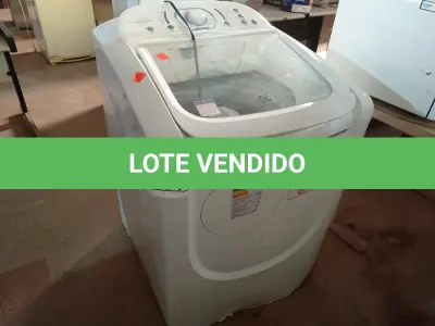 LOTE 451 - 01 MÁQUINA DE LAVAR MARCA ELECTROLUX 15KG. (NO ESTADO) ATENÇÃO! FAZER A VISITAÇÃO ANTES DE ARREMATAR, NÃO SABEMOS SE FUNCIONA. LEILÃO NÃO TEM GARANTIA E NEM DEVOLUÇÃO, SUJEITO A POSSÍVEIS AVARIAS VISÍVEIS/OCULTAS E/OU AUSÊNCIA DE COMPONENTES.