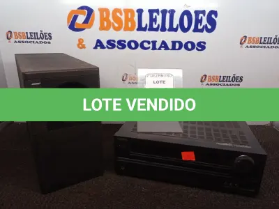 LOTE 372 - 01 RECEIVER MODELO HTR391 MARCA ONKYO E 01 CAIXA DE SOM. (NO ESTADO) ATENÇÃO! FAZER A VISITAÇÃO ANTES DE ARREMATAR, NÃO SABEMOS SE FUNCIONA. LEILÃO NÃO TEM GARANTIA E NEM DEVOLUÇÃO, SUJEITO A POSSÍVEIS AVARIAS VISÍVEIS/OCULTAS E/OU AUSÊNCIA DE COMPONENTES.