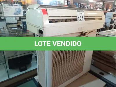 LOTE 437 - 01 CONDENSADORA E 01 EVAPORADORA MARCA GREE. (NO ESTADO) ATENÇÃO! FAZER A VISITAÇÃO ANTES DE ARREMATAR, NÃO SABEMOS SE FUNCIONA. LEILÃO NÃO TEM GARANTIA E NEM DEVOLUÇÃO, SUJEITO A POSSÍVEIS AVARIAS VISÍVEIS/OCULTAS E/OU AUSÊNCIA DE COMPONENTES.