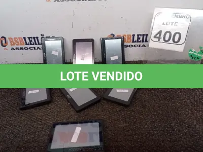 LOTE 400 - 07 GPS MARCAS E MODELOS DIVERSOS. (NO ESTADO) ATENÇÃO! FAZER A VISITAÇÃO ANTES DE ARREMATAR, NÃO SABEMOS SE FUNCIONA. LEILÃO NÃO TEM GARANTIA E NEM DEVOLUÇÃO, SUJEITO A POSSÍVEIS AVARIAS VISÍVEIS/OCULTAS E/OU AUSÊNCIA DE COMPONENTES.