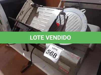 LOTE 568 - 01 CORTADOR DE FRIOS MARCA FILIZOLA. (NO ESTADO) ATENÇÃO! FAZER A VISITAÇÃO ANTES DE ARREMATAR, NÃO SABEMOS SE FUNCIONA. LEILÃO NÃO TEM GARANTIA E NEM DEVOLUÇÃO, SUJEITO A POSSÍVEIS AVARIAS VISÍVEIS/OCULTAS E/OU AUSÊNCIA DE COMPONENTES.