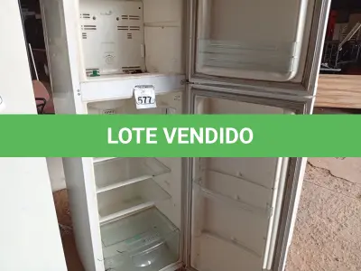 LOTE 577 - 01 GELADEIRA MARCA CONSUL 220V. (NO ESTADO) ATENÇÃO! FAZER A VISITAÇÃO ANTES DE ARREMATAR, NÃO SABEMOS SE FUNCIONA. LEILÃO NÃO TEM GARANTIA E NEM DEVOLUÇÃO, SUJEITO A POSSÍVEIS AVARIAS VISÍVEIS/OCULTAS E/OU AUSÊNCIA DE COMPONENTES.