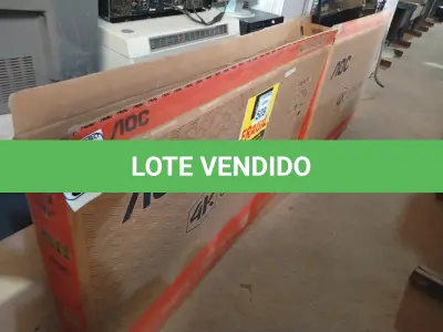 LOTE 578 - 02 TVS 50” MARCA AOC P/RETIRADA DE PEÇAS. (NO ESTADO) ATENÇÃO! FAZER A VISITAÇÃO ANTES DE ARREMATAR, NÃO SABEMOS SE FUNCIONA. LEILÃO NÃO TEM GARANTIA E NEM DEVOLUÇÃO, SUJEITO A POSSÍVEIS AVARIAS VISÍVEIS/OCULTAS E/OU AUSÊNCIA DE COMPONENTES.