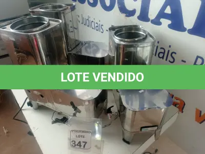 LOTE 347 - 03 CAFETEIRAS EM INOX C/AVARIAS. (NO ESTADO) ATENÇÃO! FAZER A VISITAÇÃO ANTES DE ARREMATAR, NÃO SABEMOS SE FUNCIONA. LEILÃO NÃO TEM GARANTIA E NEM DEVOLUÇÃO, SUJEITO A POSSÍVEIS AVARIAS VISÍVEIS/OCULTAS E/OU AUSÊNCIA DE COMPONENTES.