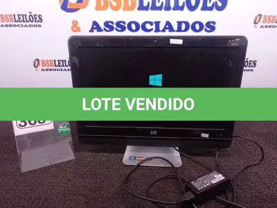 LOTE 368 - 01 ALL IN ONE MARCA HP C/TECLADO E MOUSE. (NO ESTADO) ATENÇÃO! FAZER A VISITAÇÃO ANTES DE ARREMATAR, NÃO SABEMOS SE FUNCIONA. LEILÃO NÃO TEM GARANTIA E NEM DEVOLUÇÃO, SUJEITO A POSSÍVEIS AVARIAS VISÍVEIS/OCULTAS E/OU AUSÊNCIA DE COMPONENTES.