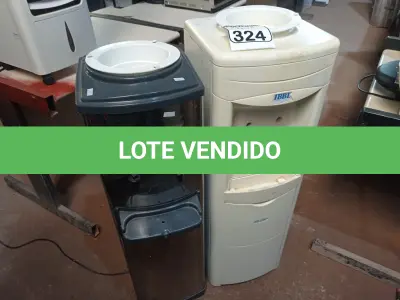 LOTE 324 - 02 BEBEDOUROS P/GARRAFÃO MARCAS E MODELOS DIVERSOS. (NO ESTADO) ATENÇÃO! FAZER A VISITAÇÃO ANTES DE ARREMATAR, NÃO SABEMOS SE FUNCIONA. LEILÃO NÃO TEM GARANTIA E NEM DEVOLUÇÃO, SUJEITO A POSSÍVEIS AVARIAS VISÍVEIS/OCULTAS E/OU AUSÊNCIA DE COMPONENTES.