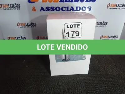 LOTE 179 - 01 LIXEIRA EM INOX C/PEDAL TAMANHO G MARCA GOEDERT GROUP 12L (SEM USO) (NO ESTADO, NÃO SABEMOS SE FUNCIONA. LEILÃO NÃO TEM GARANTIA E NEM DEVOLUÇÃO, SUJEITO A POSSÍVEIS AVARIAS VISÍVEIS/OCULTAS E/OU AUSÊNCIA DE COMPONENTES)